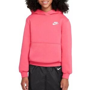 Nike All Kids Size XS - Fit Sportswear Club Fleece Hoodie Sweatshirt MSRP $45